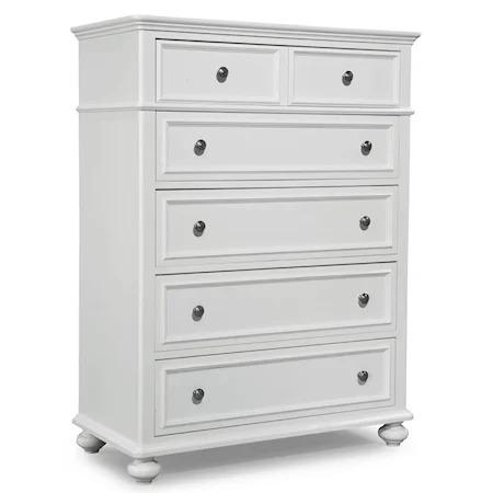 Classic Chest of 5 Drawers